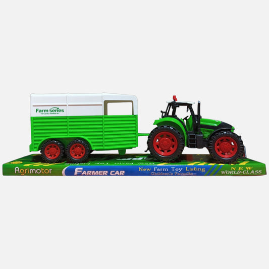 Tractor Granjero con Remolque