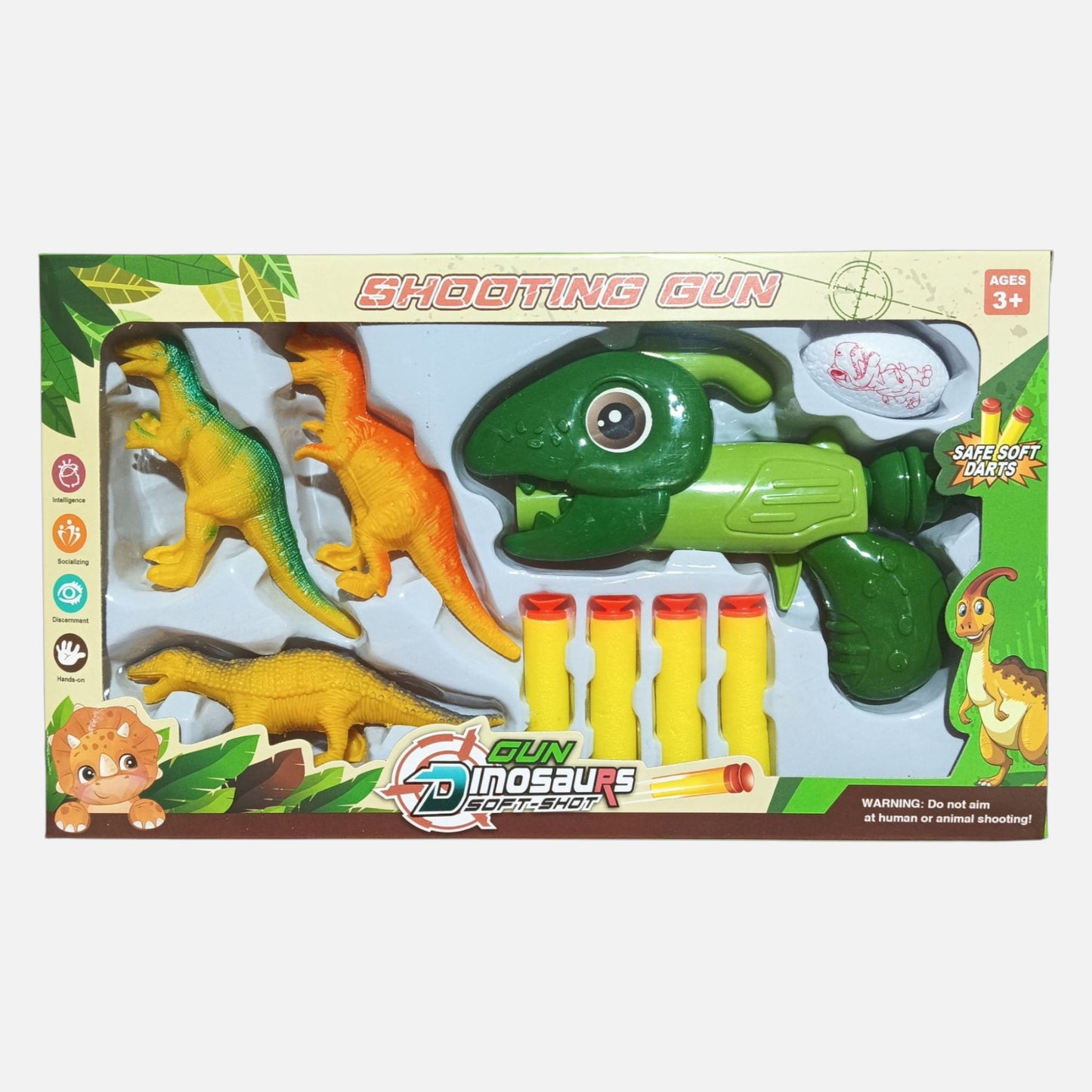 pistola dino con dardos