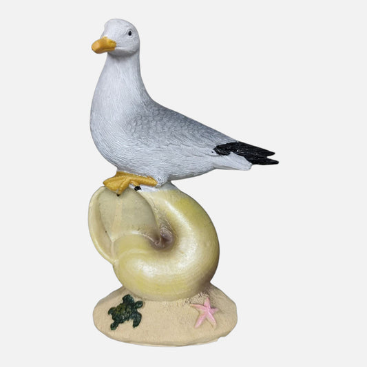 Gaviota sobre Caracola Dorada